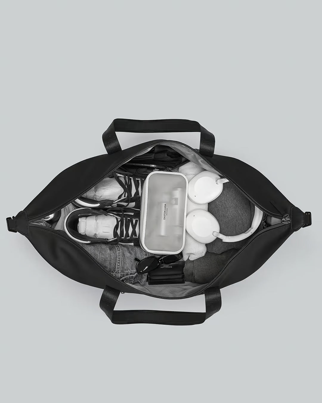 Black Large Däsh Weekender 2.0 Waterproof Bag Gaston Luga