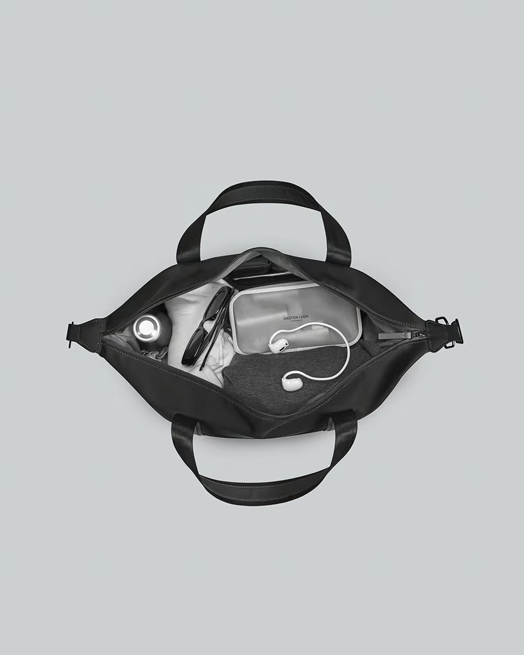 Black Small Däsh Weekender 2.0 Waterproof Bag Gaston Luga