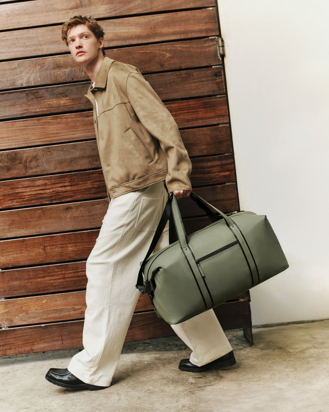 Olive Large Däsh Weekender 2.0 Waterproof Bag Gaston Luga