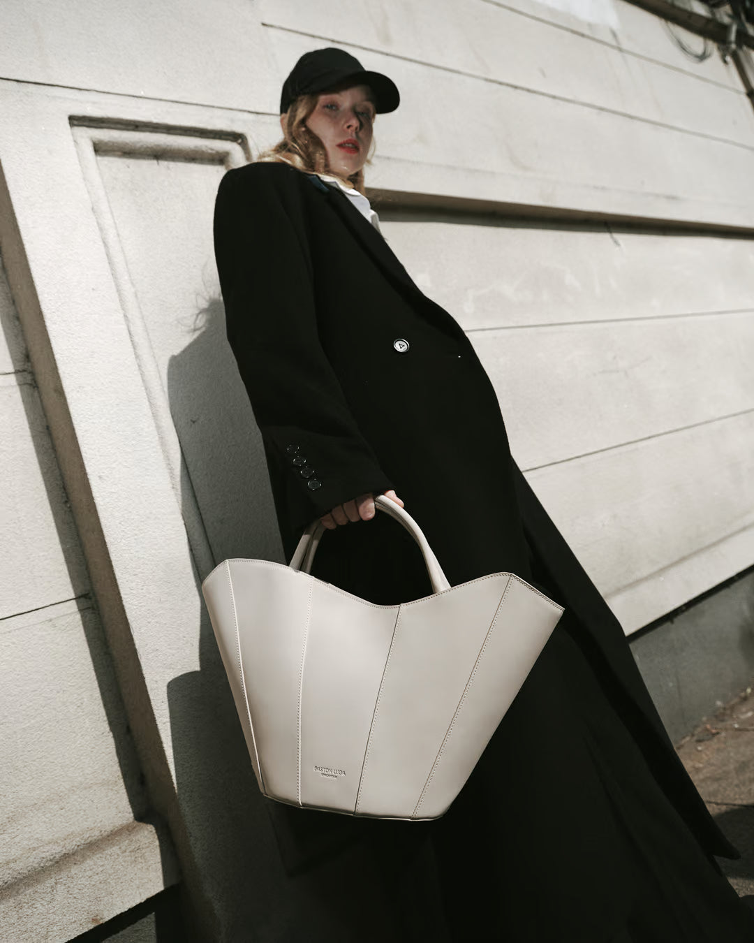 Cloud Cream Josefine Waterproof Tote Bag Gaston Luga