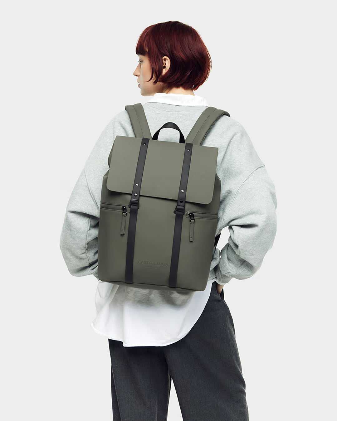Olive Spläsh 2.0 Waterproof 14" Backpack Gaston Luga