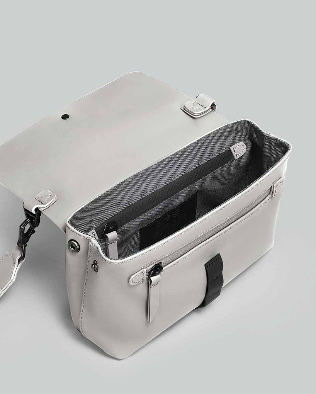 Taupe Spläsh Waterproof Crossbody Bag