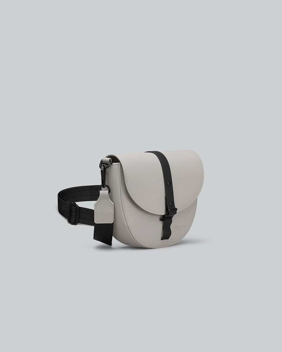 Taupe Spläsh Moon Crossbody Bag Gaston Luga
