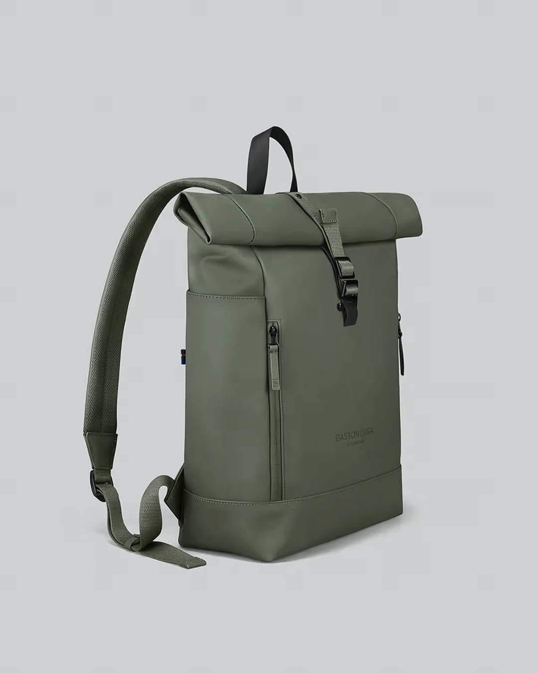 Olive Spläsh Rolltop 14" Waterproof Backpack Gaston Luga