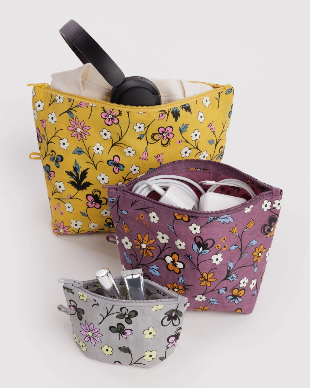 Wildwood Mix Go Pouch Set | BAGGU | Go Pouch Set