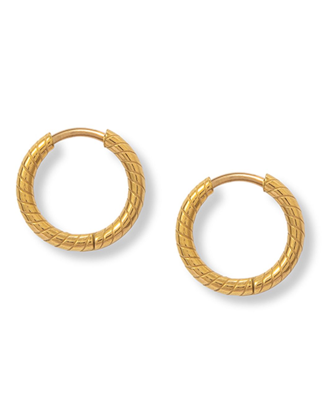 Gold Seren Hoops