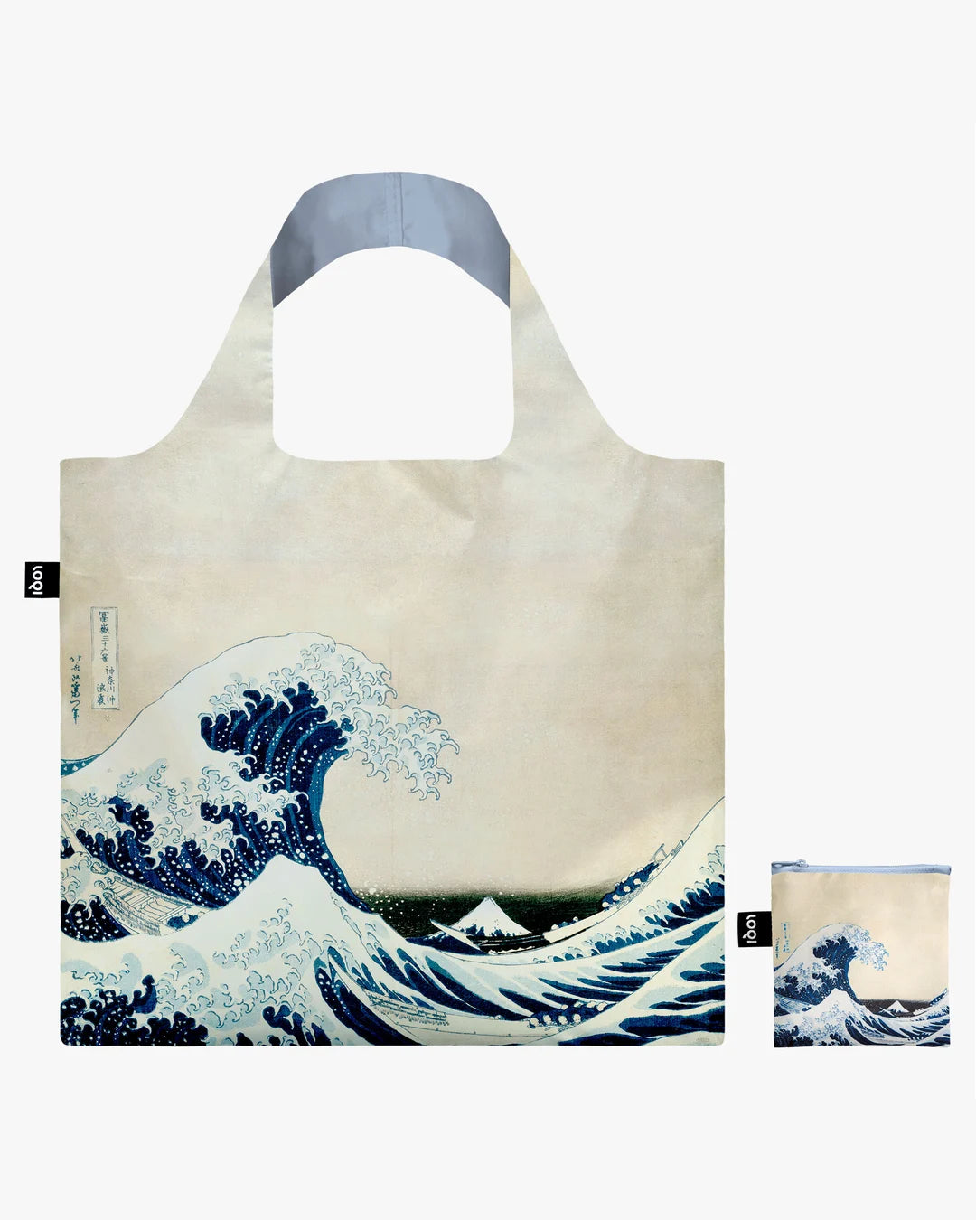 The Great Wave by Katsushika Hokusai Recycled Bag | LOQI | Shopping Tote Bag