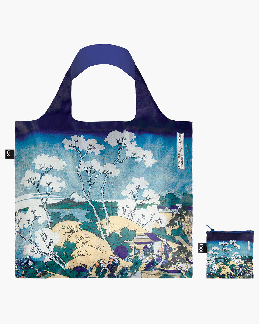 Fuji from Gotenyama by Katsushika Hokusai Recycled Bag LOQI