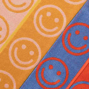 Set Of Two Smiley Face Happy Towels | Hand Towels Poppy Happy Mix | Baggu