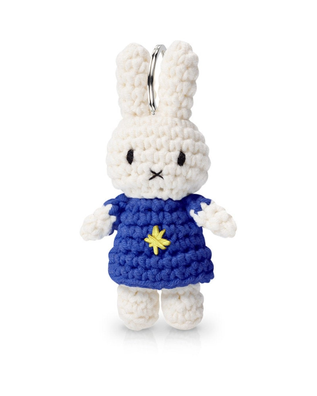 Miffy Handmade Crochet Keyring in Starry Night Dress