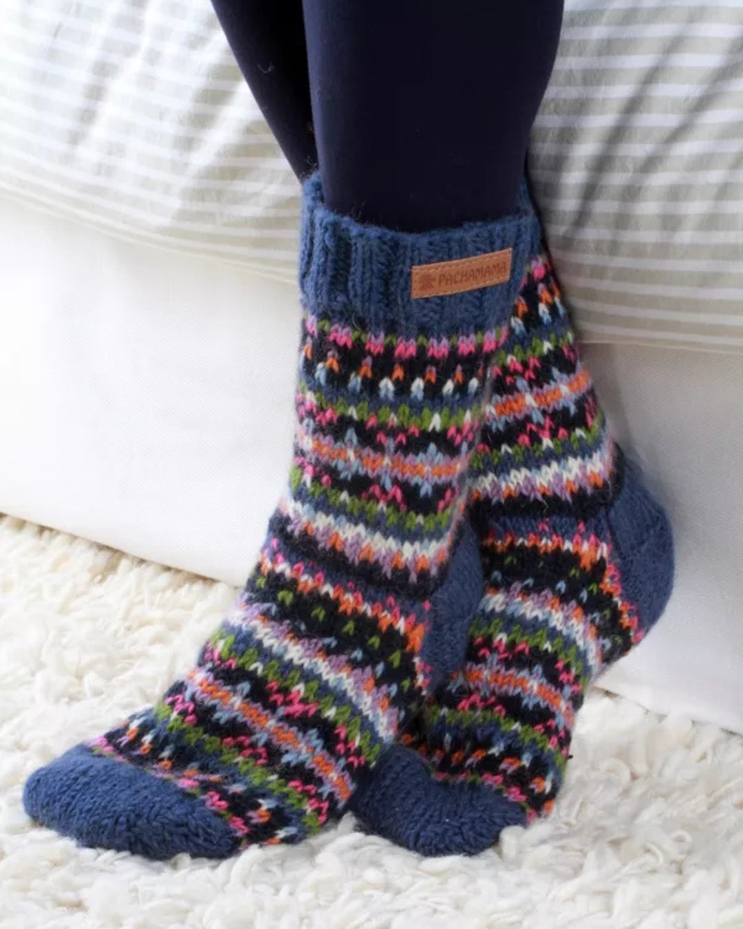 Denim Iona Sofa Socks Pachamama