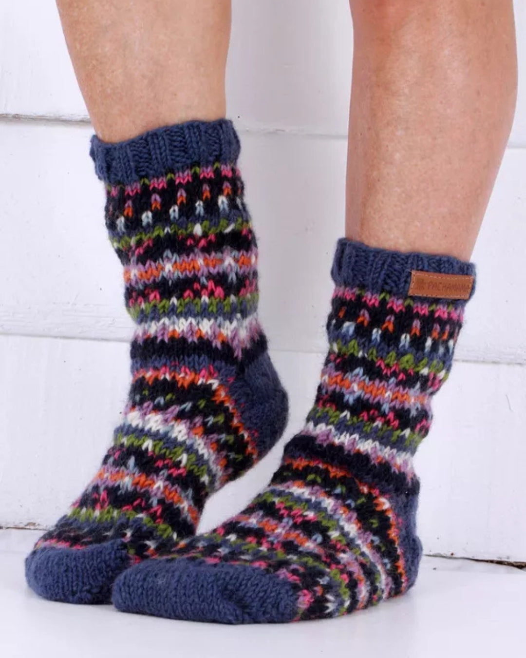 Denim Iona Sofa Socks Pachamama