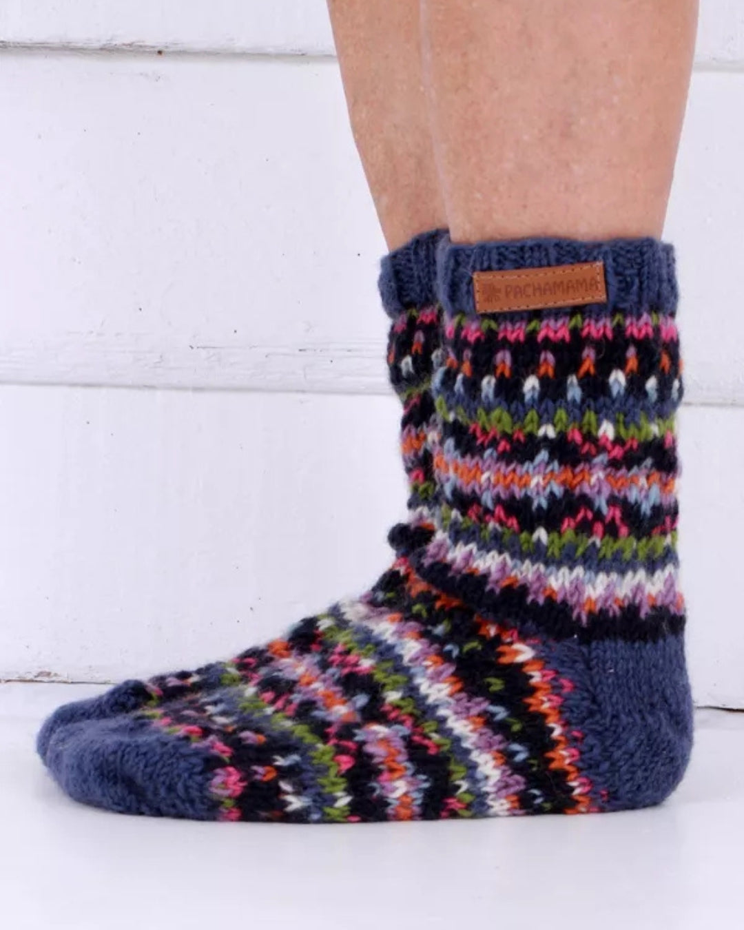 Denim Iona Sofa Socks Pachamama