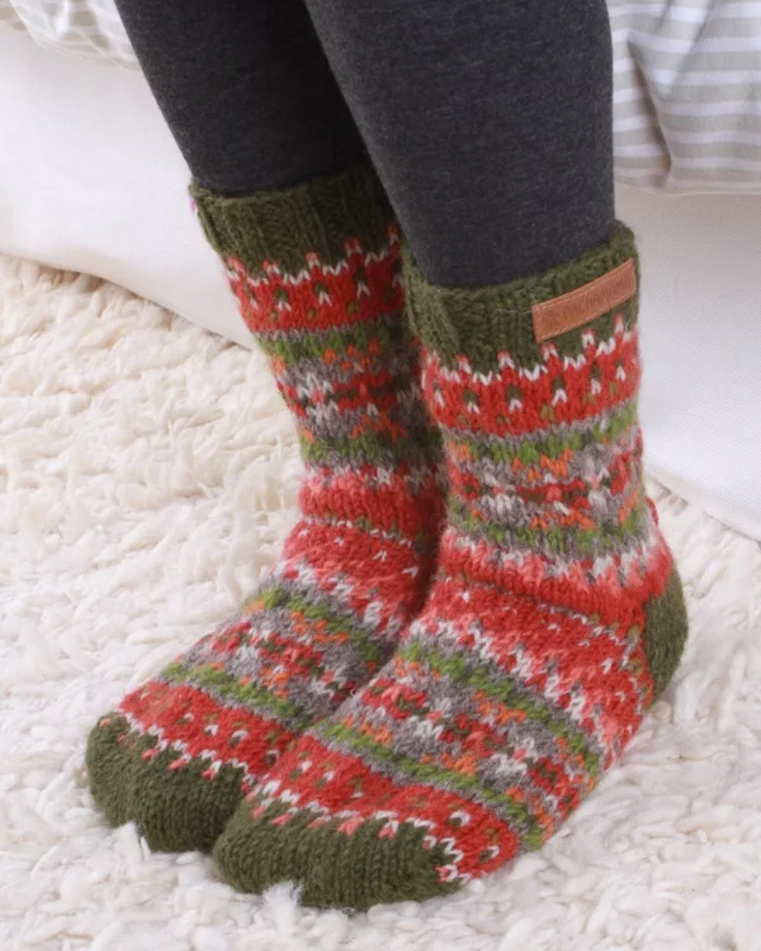 Moss Iona Sofa Socks Pachamama