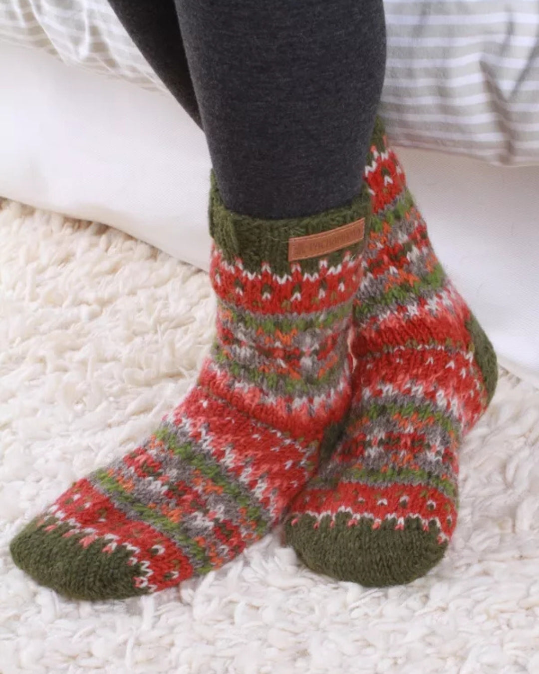 Moss Iona Sofa Socks Pachamama