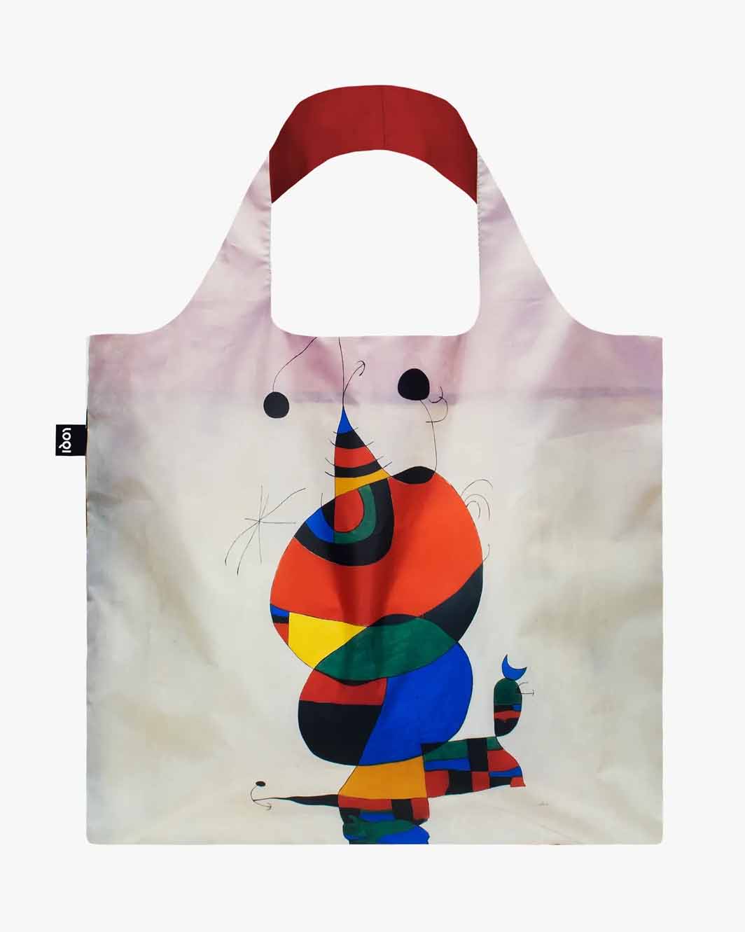 Woman, Bird and Star by JOAN MIRO Recycled Bag | LOQI | Shopping Tote Bag