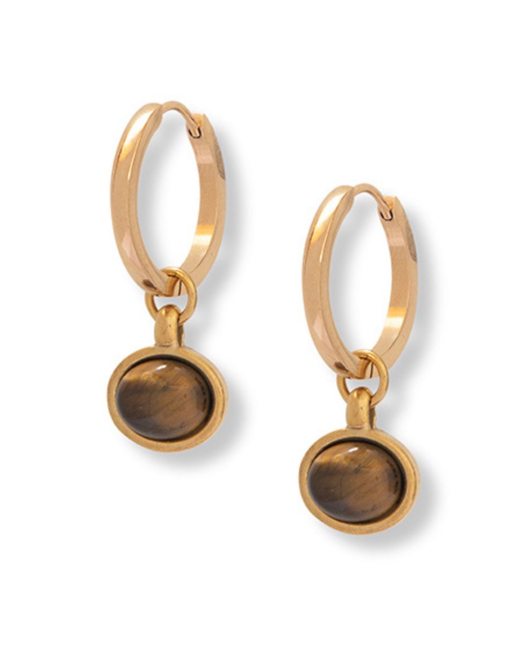 Gold Jovie Hoops