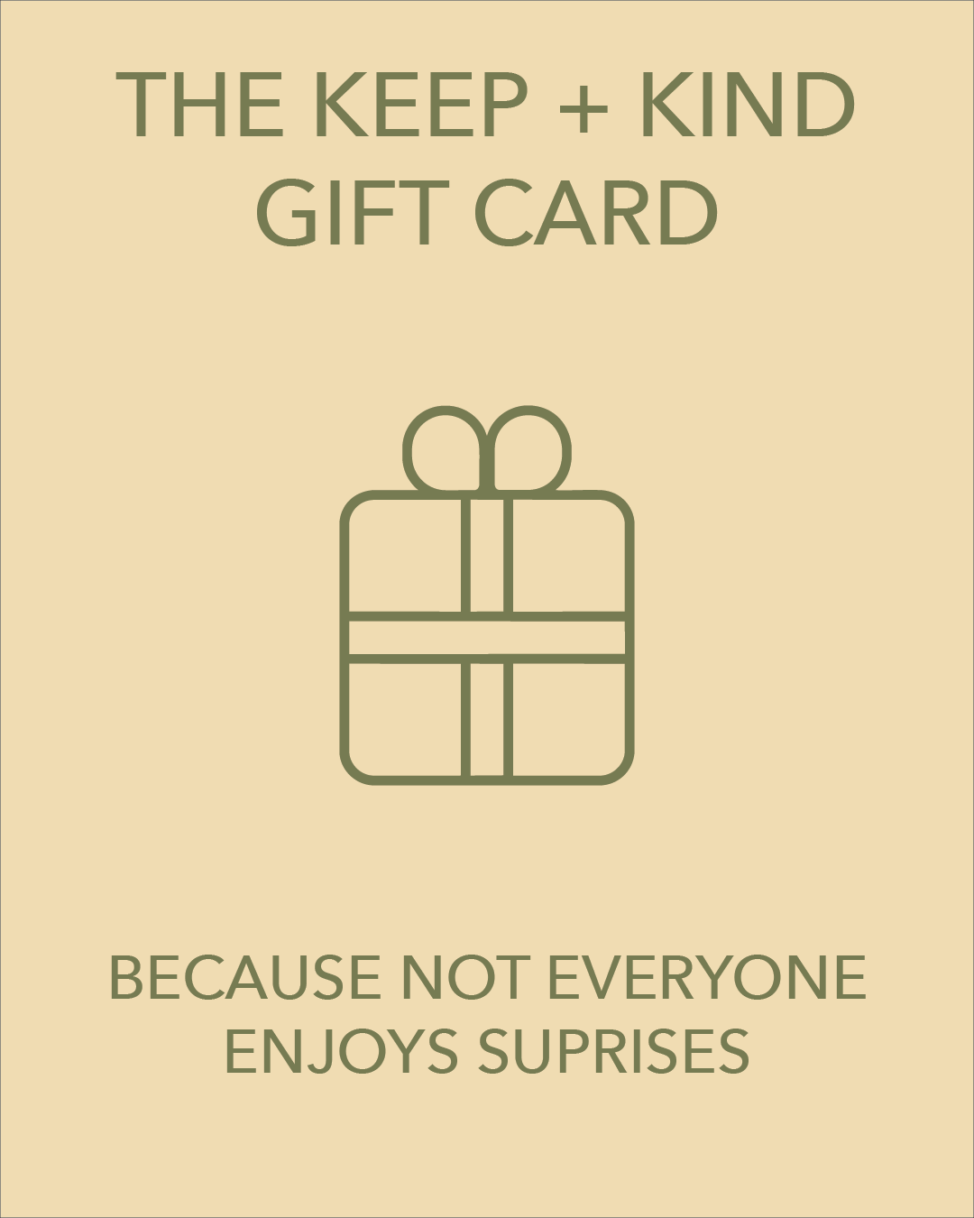 Keep + Kind Gift Card