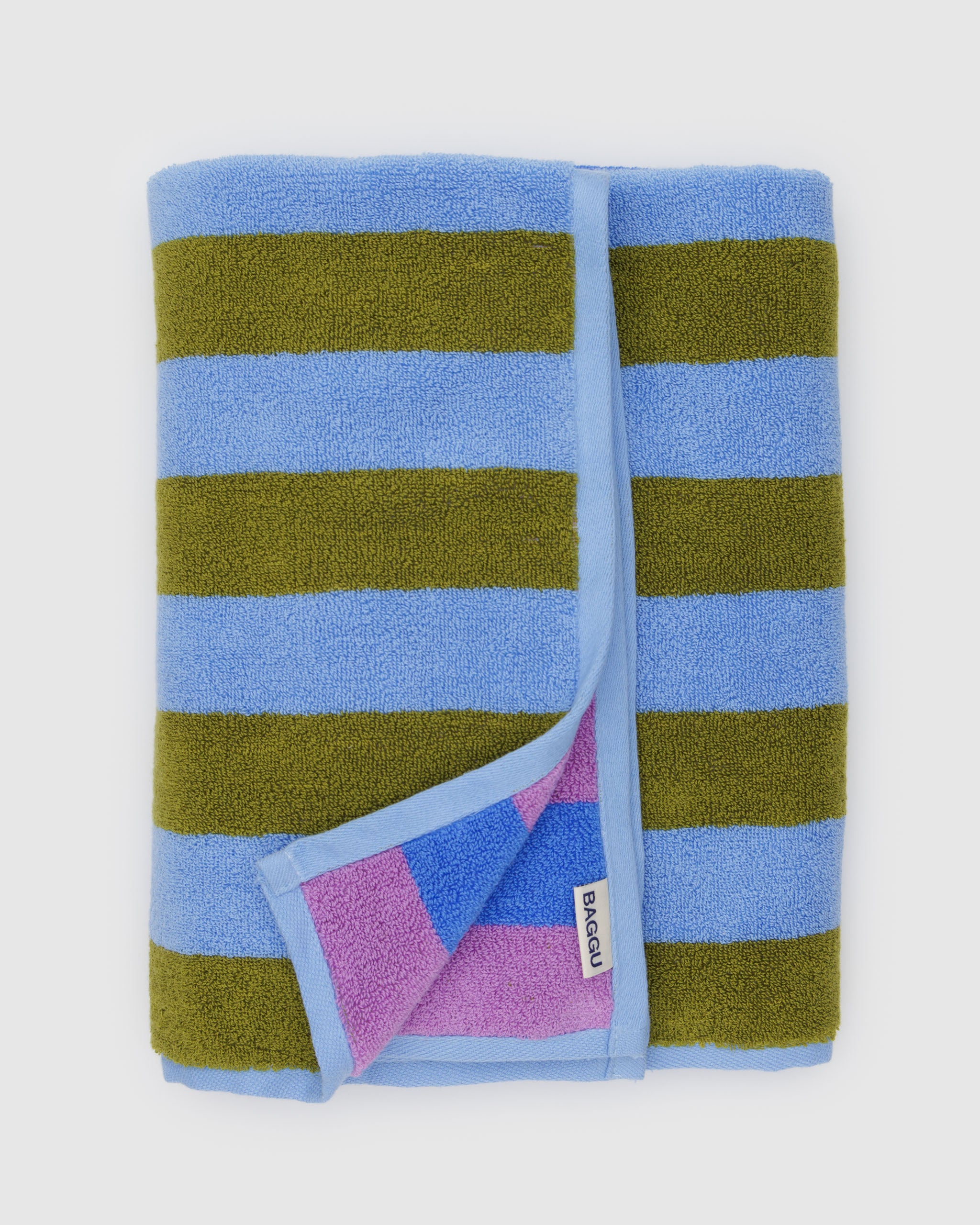 BAGGU Cabana Stripe Bath Towel