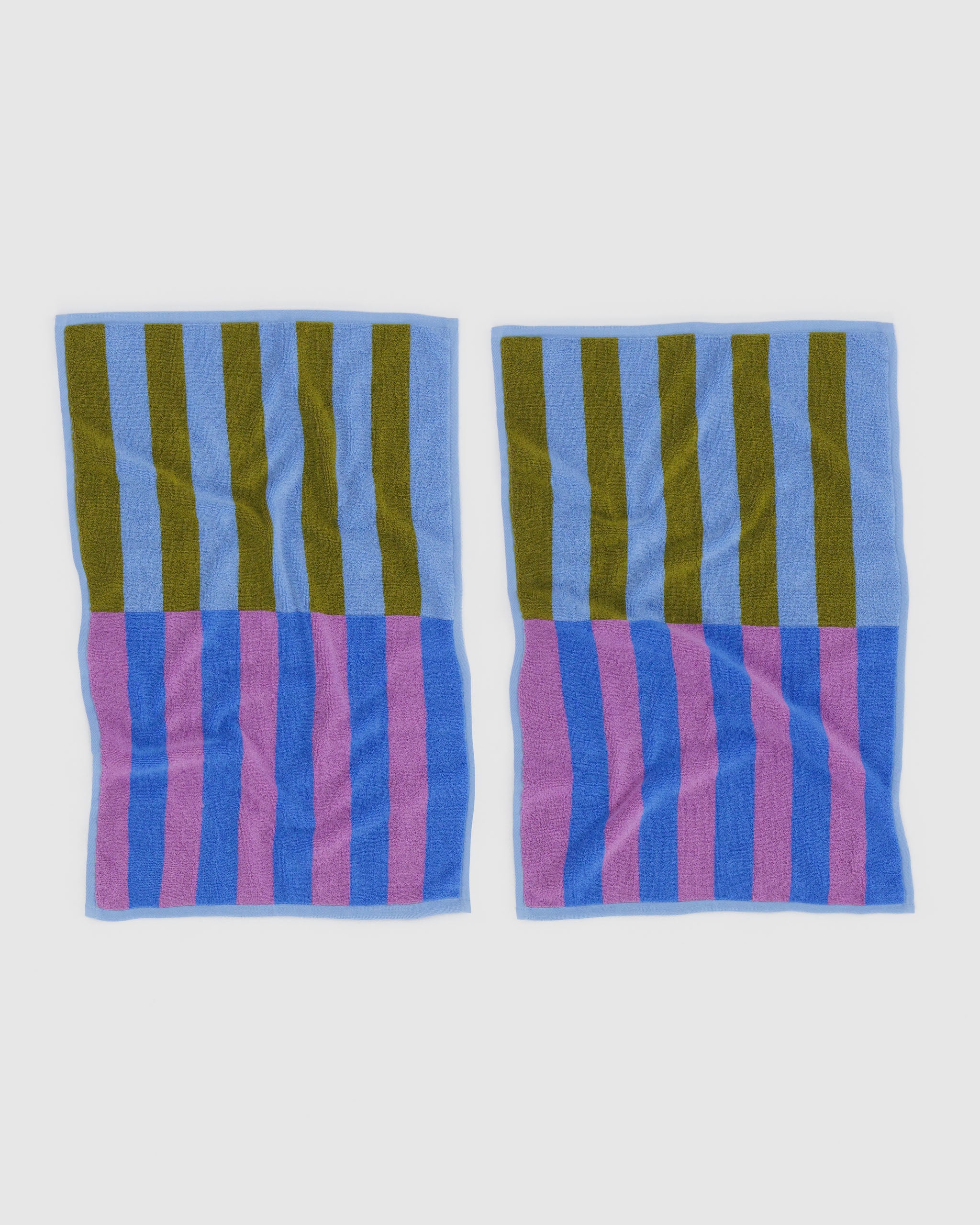 BAGGU Cabana Stripe Hand Towel Set Of Two