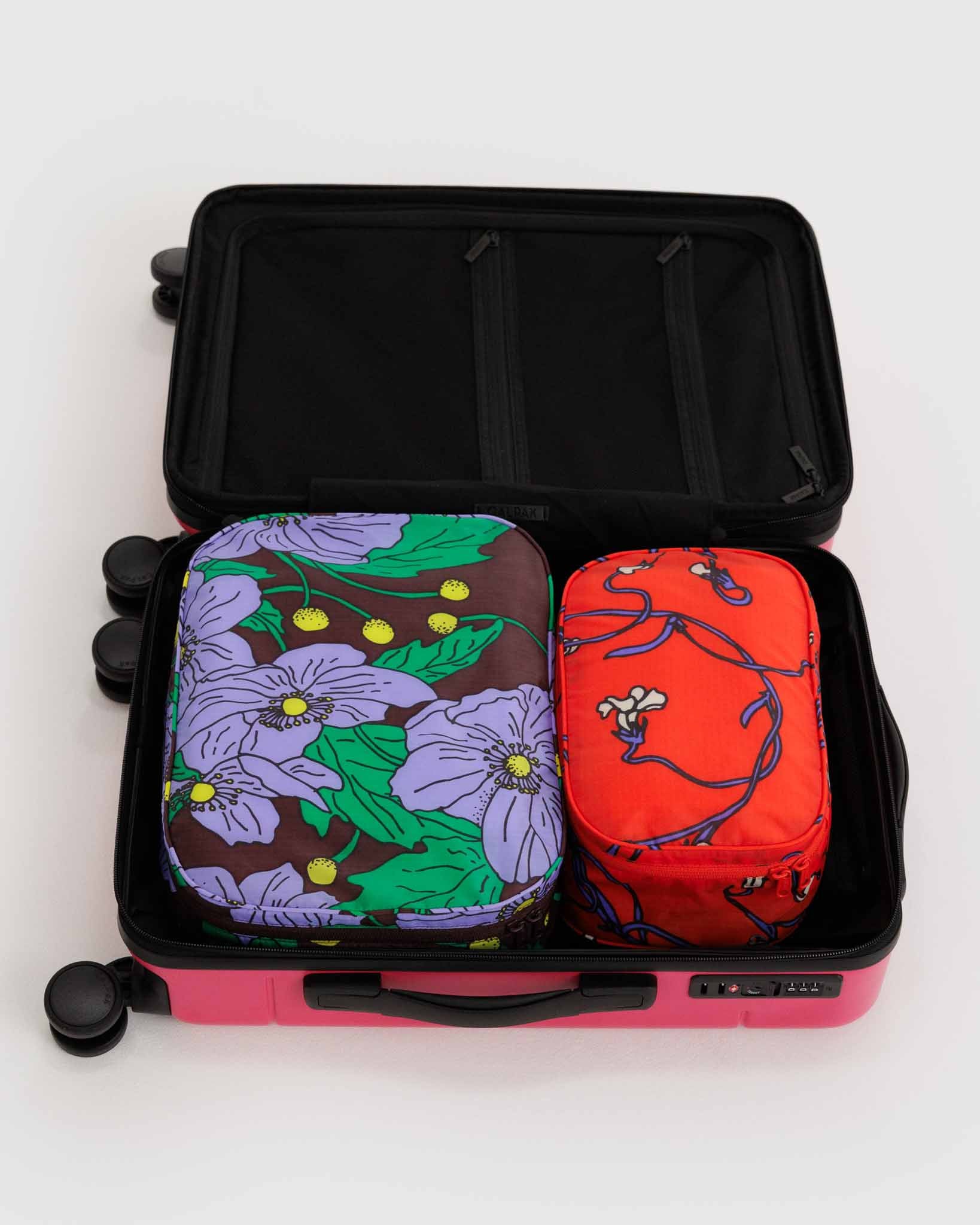 Poppy Mix Packing Cube Set BAGGU | BAGGU | Packing + Organisation