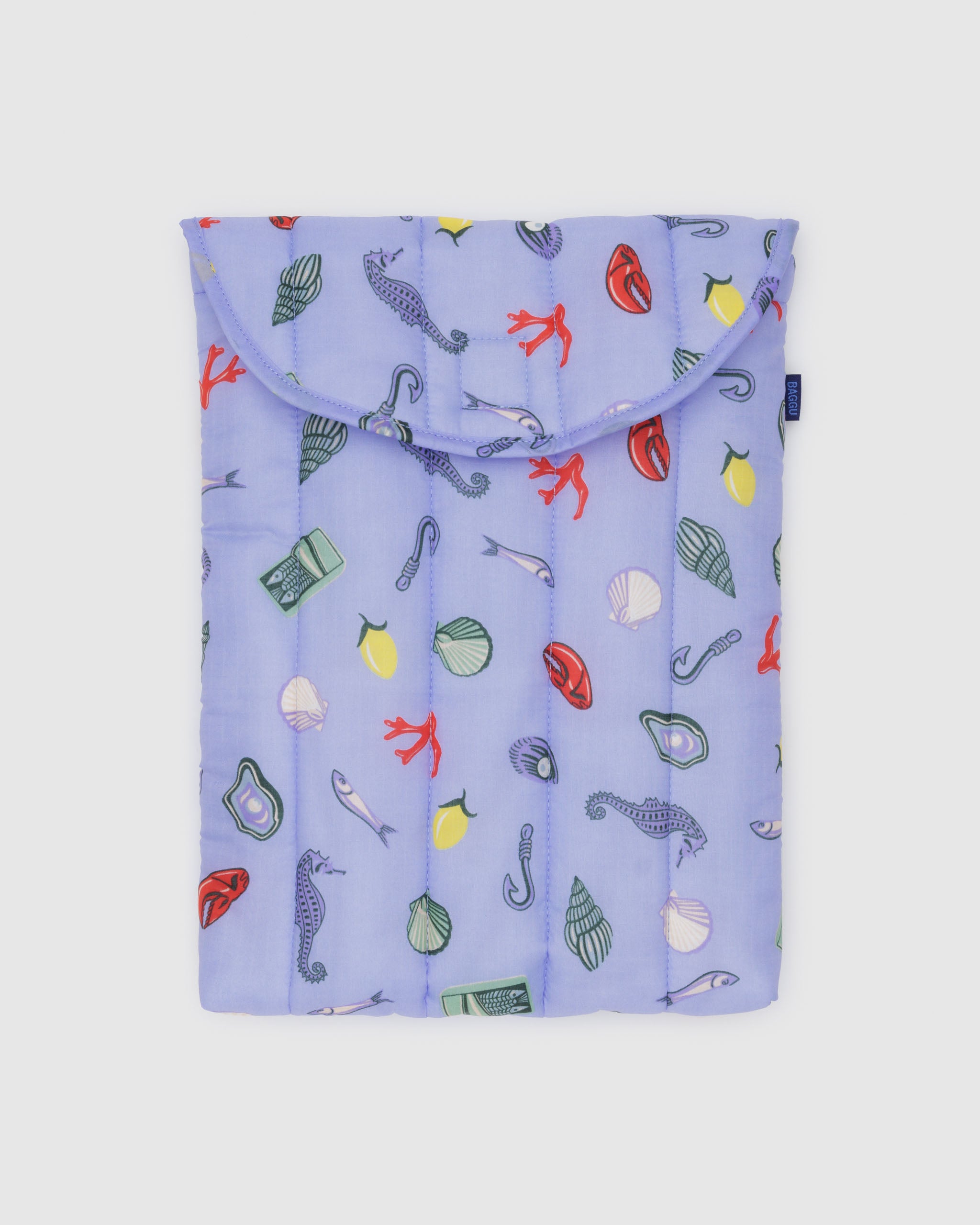 Sea Charms Puffy Laptop Sleeve 13"/14" | BAGGU | Laptop + Tablet Sleeves