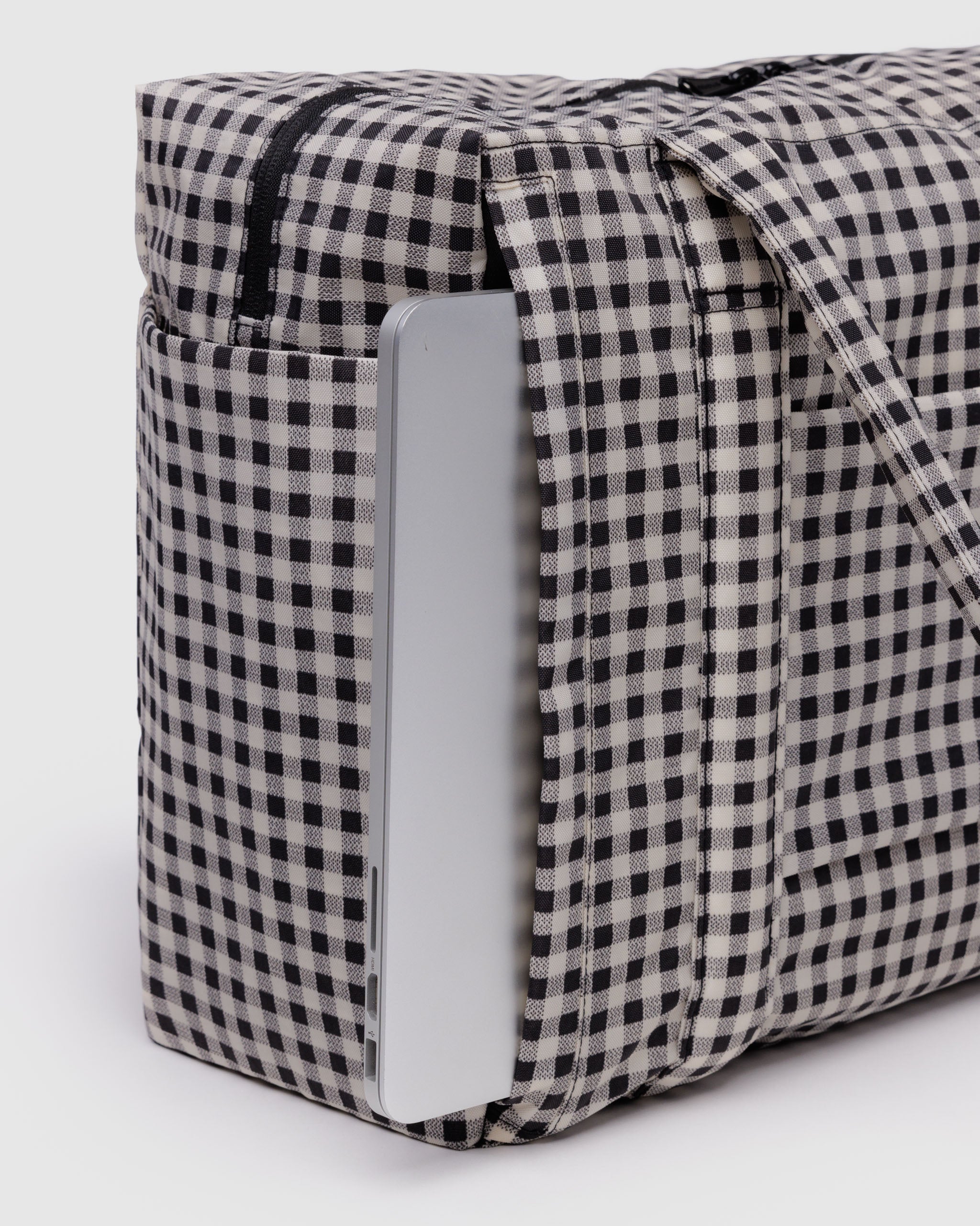 Black & White Gingham Small Cloud Carry-On BAGGU - FALL 2025 | BAGGU | Travel Bag
