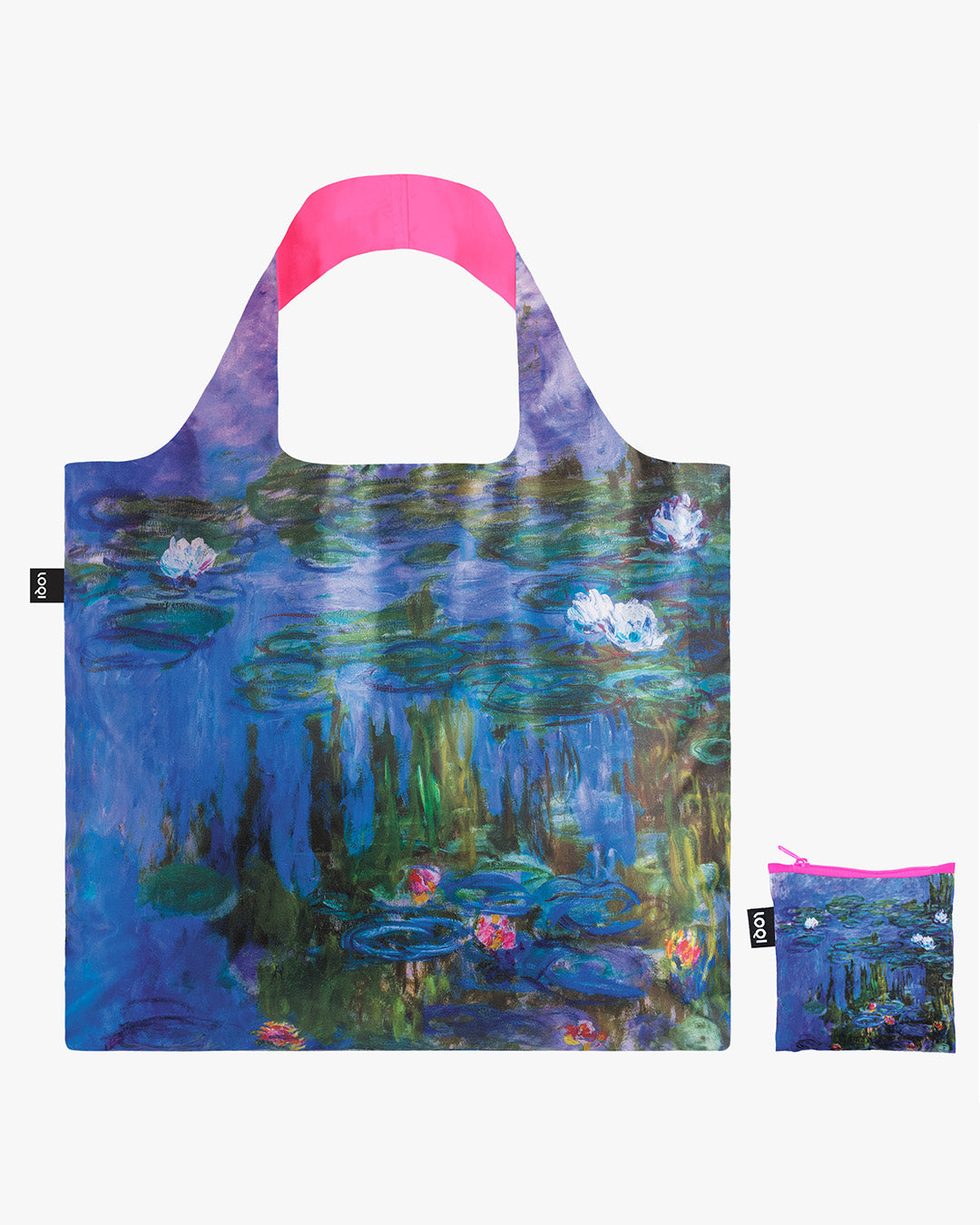 Water Lilies by CLAUDE MONET Recycled Bag