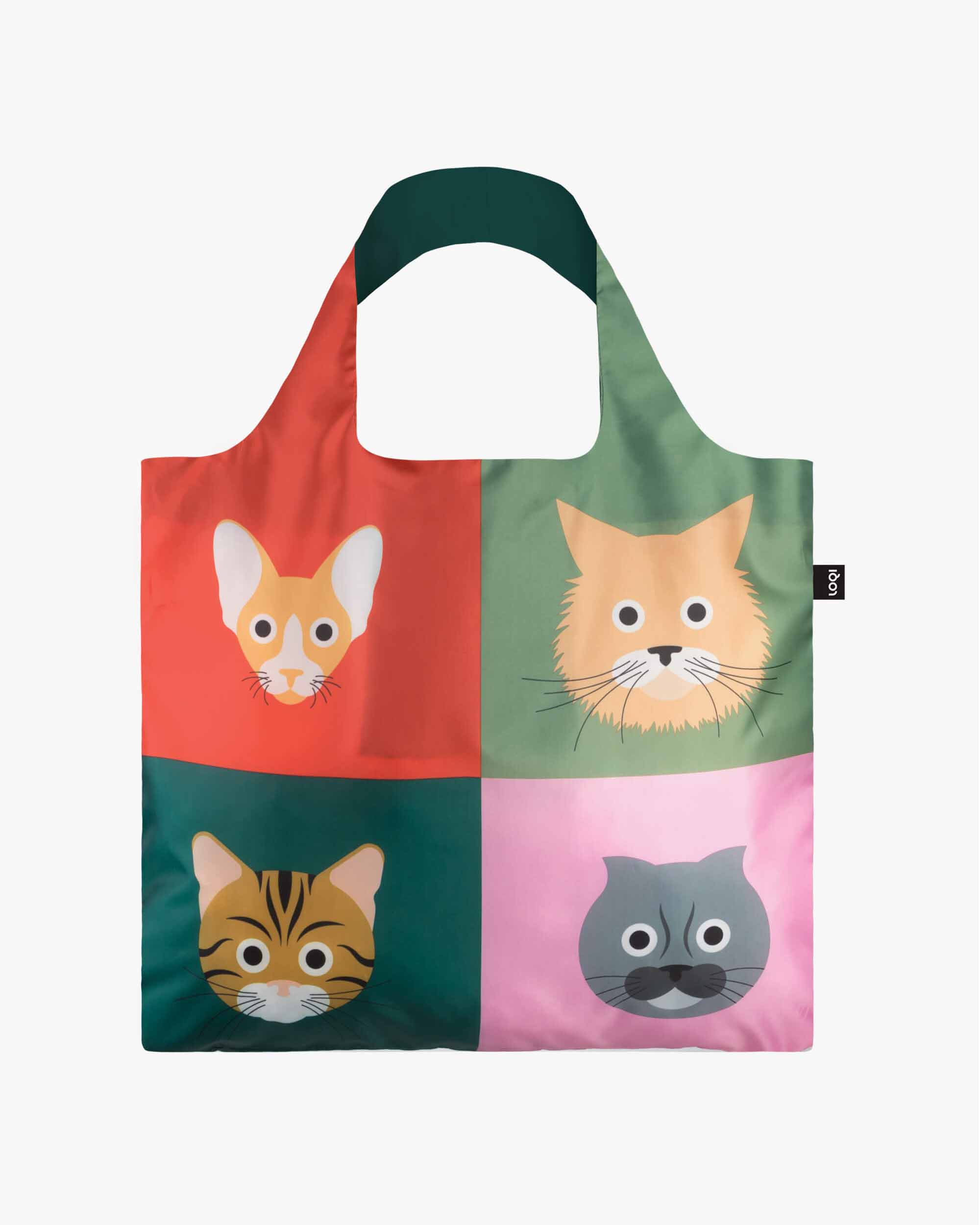 Cats by STEPHEN CHEETHAM Recycled Bag | LOQI | Shopping Tote Bag