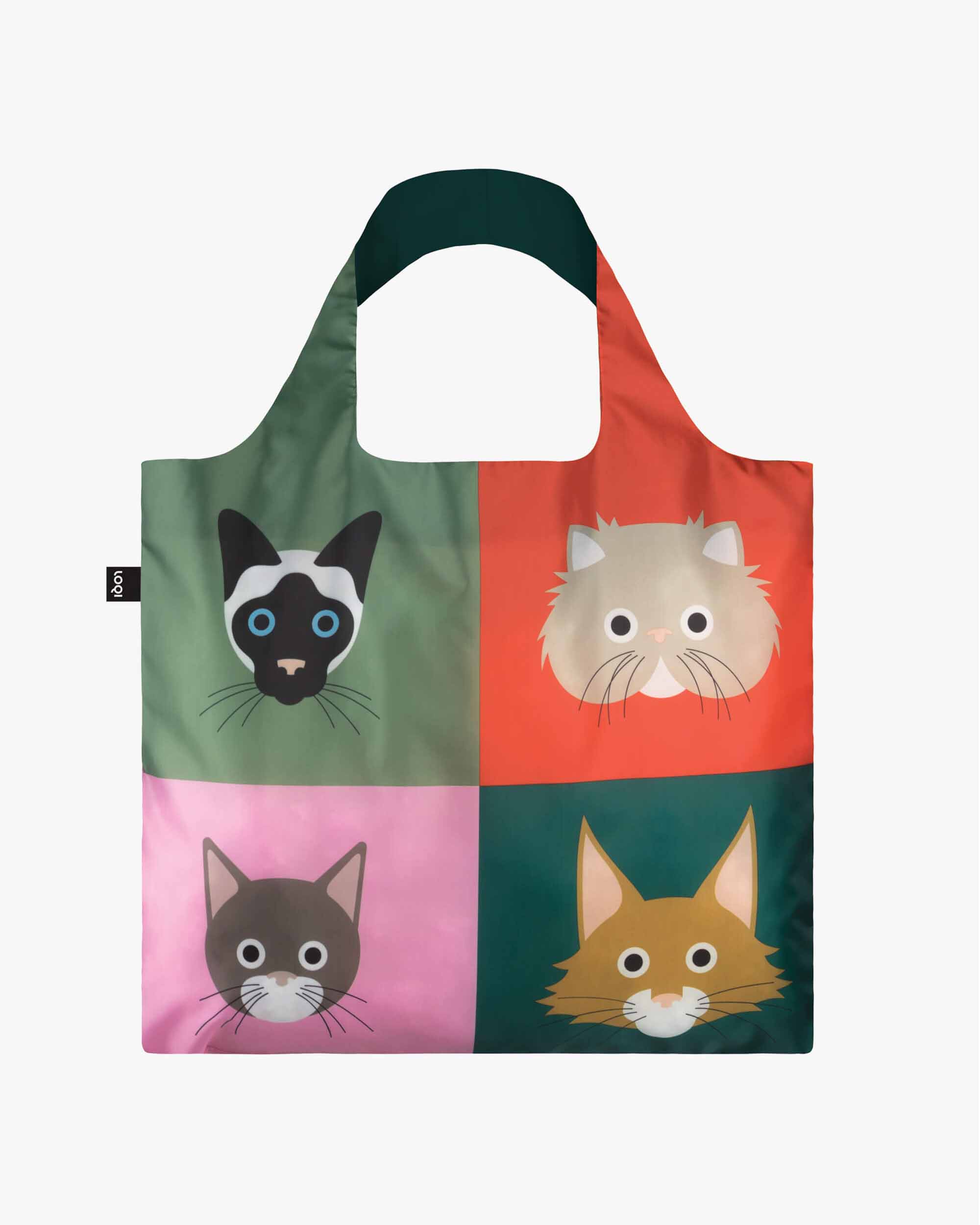 Cats by STEPHEN CHEETHAM Recycled Bag | LOQI | Shopping Tote Bag
