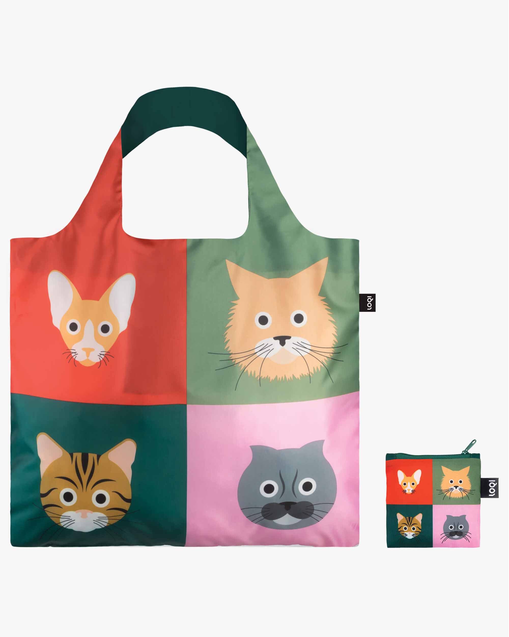 Cats by STEPHEN CHEETHAM Recycled Bag | LOQI | Shopping Tote Bag