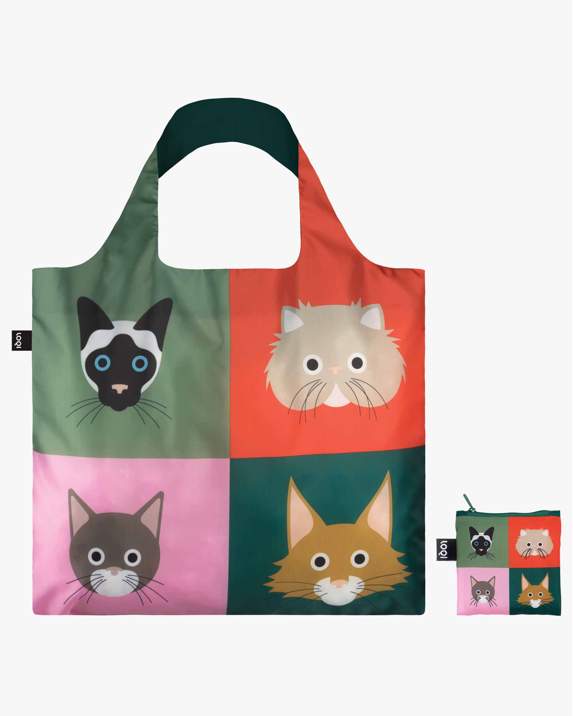 Cats by STEPHEN CHEETHAM Recycled Bag | LOQI | Shopping Tote Bag