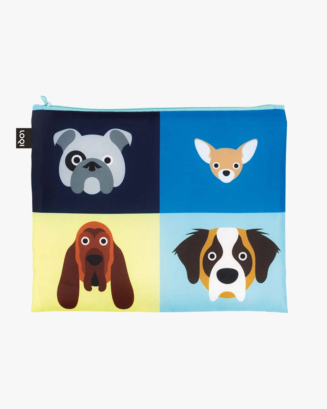 Dogs & Cats by STEPHEN CHEETHAM Set of 3 Zip Pockets | LOQI | Packing + Organising