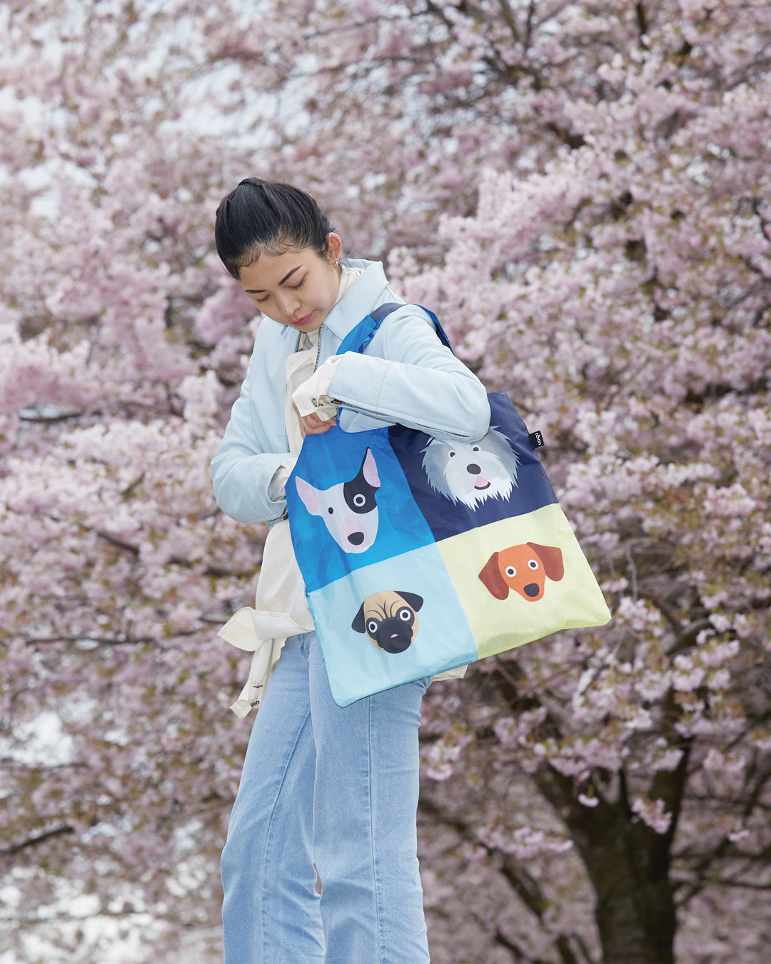 Dogs by STEPHEN CHEETHAM Recycled Bag | LOQI | Shopping Tote Bag