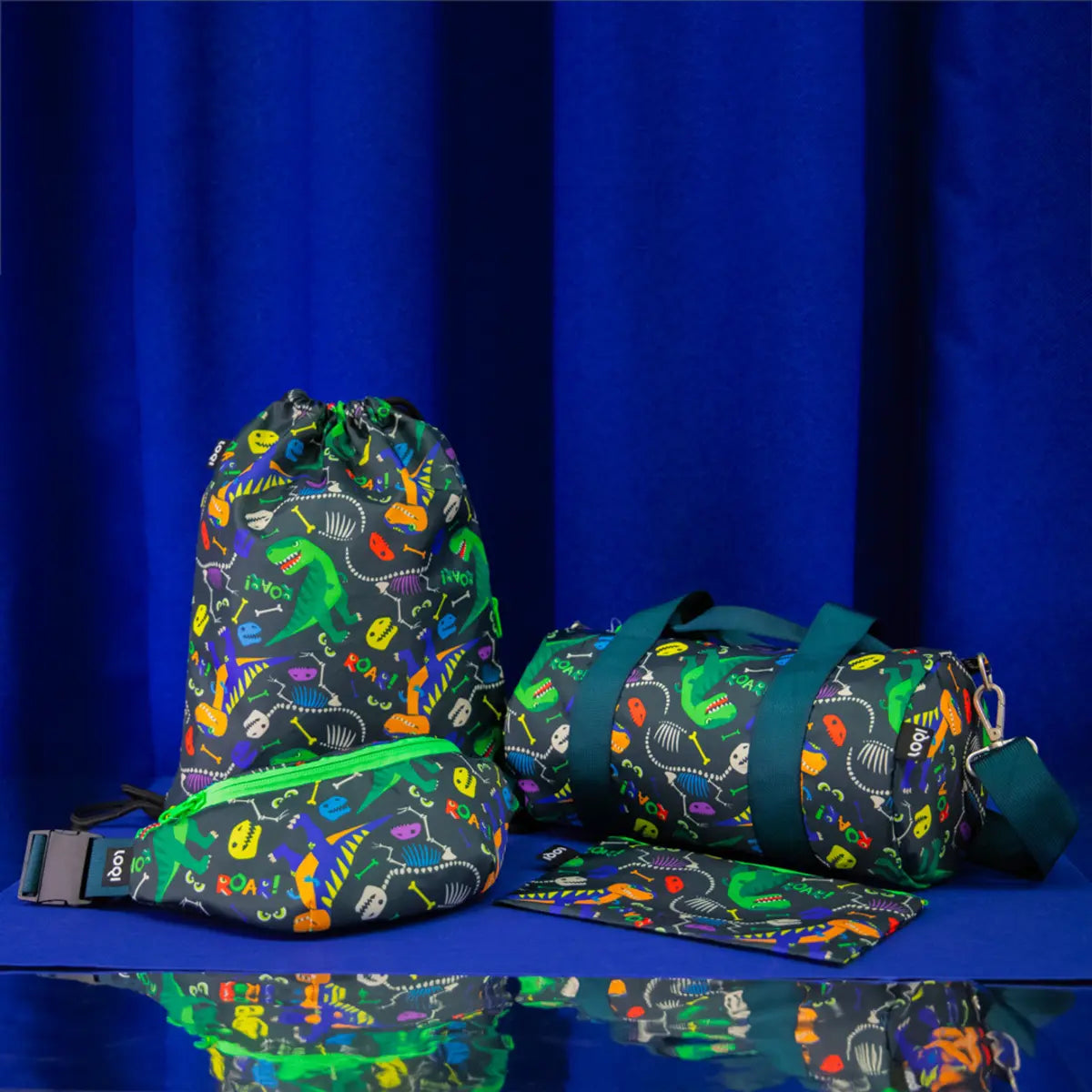 Dinosaur Roar Kids Recycled Bum Bag Mini | LOQI | Bumbags