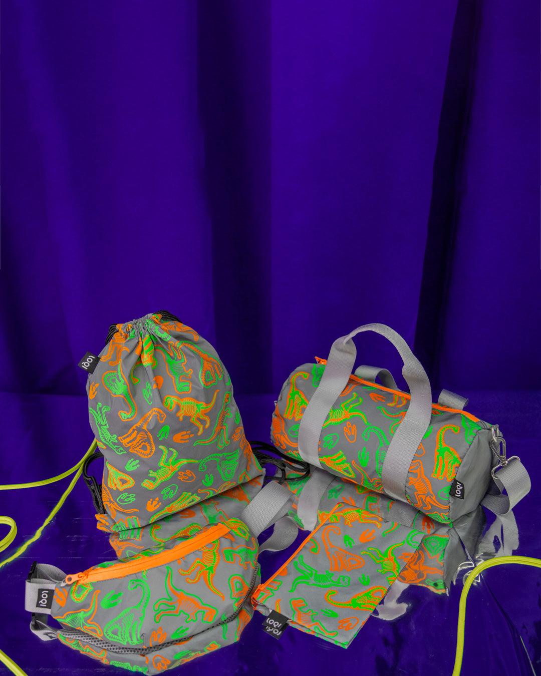 Dinosaur Reflective Kids Backpack | LOQI | Backpack