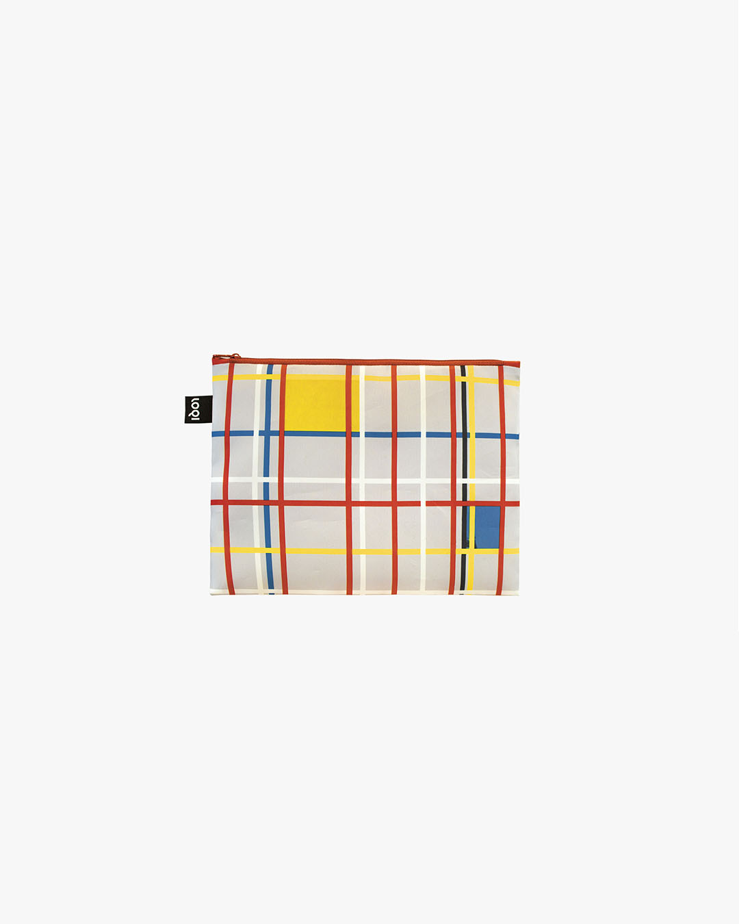 Klint and Mondrian Set of 3 Recycled Zip Pockets | LOQI | Packing + Organising