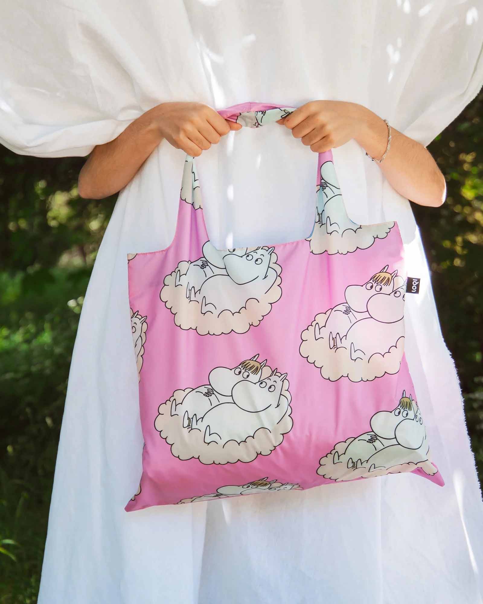 MOOMIN Cloud Recycled Bag | LOQI | Shopping Tote Bag