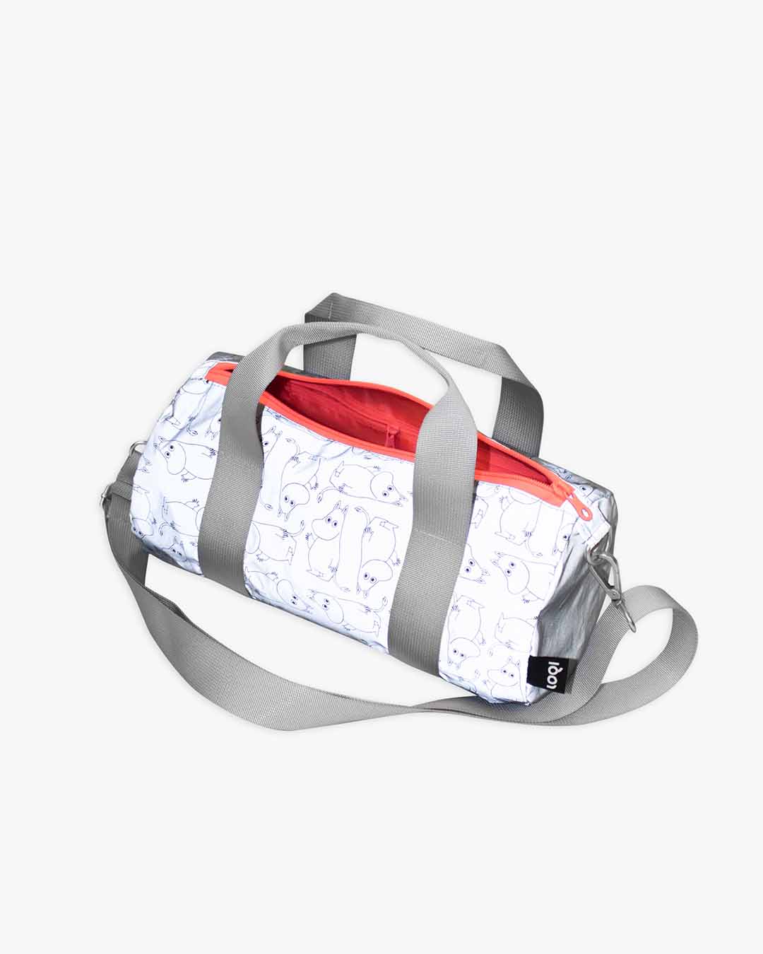 MOOMIN Pattern Reflective Mini Weekender Bag | LOQI | Crossbody Bag