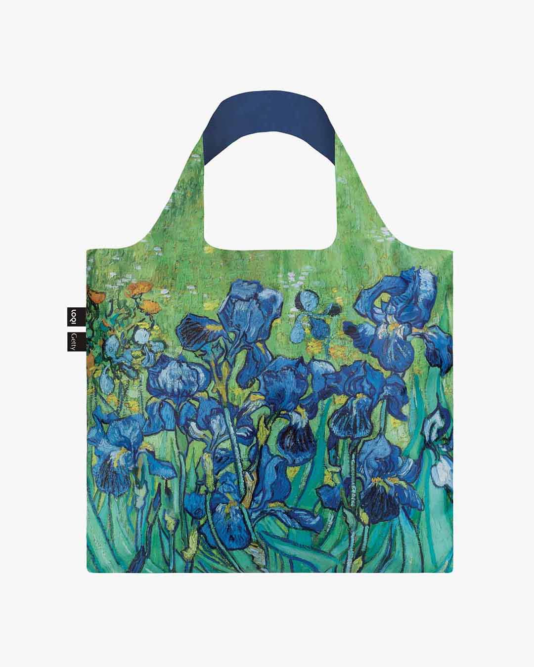 Irises by Vincent VAN GOGH Recycled Bag | LOQI | Shopping Tote Bag