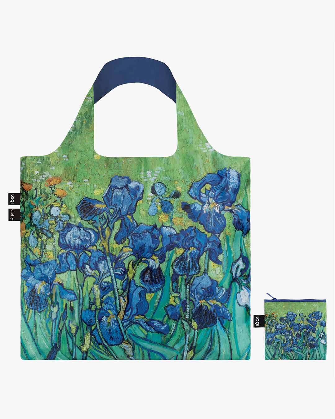 Irises by Vincent VAN GOGH Recycled Bag | LOQI | Shopping Tote Bag