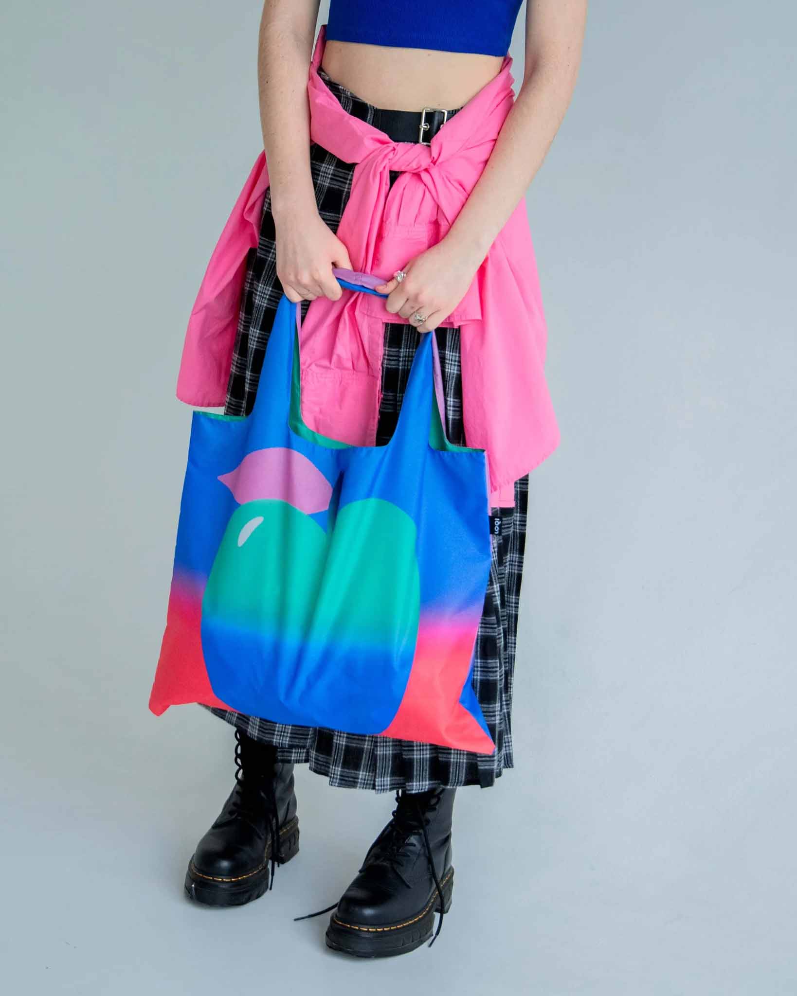 Apple by Ana Popescu Recycled Bag | LOQI | Shopping Tote Bag