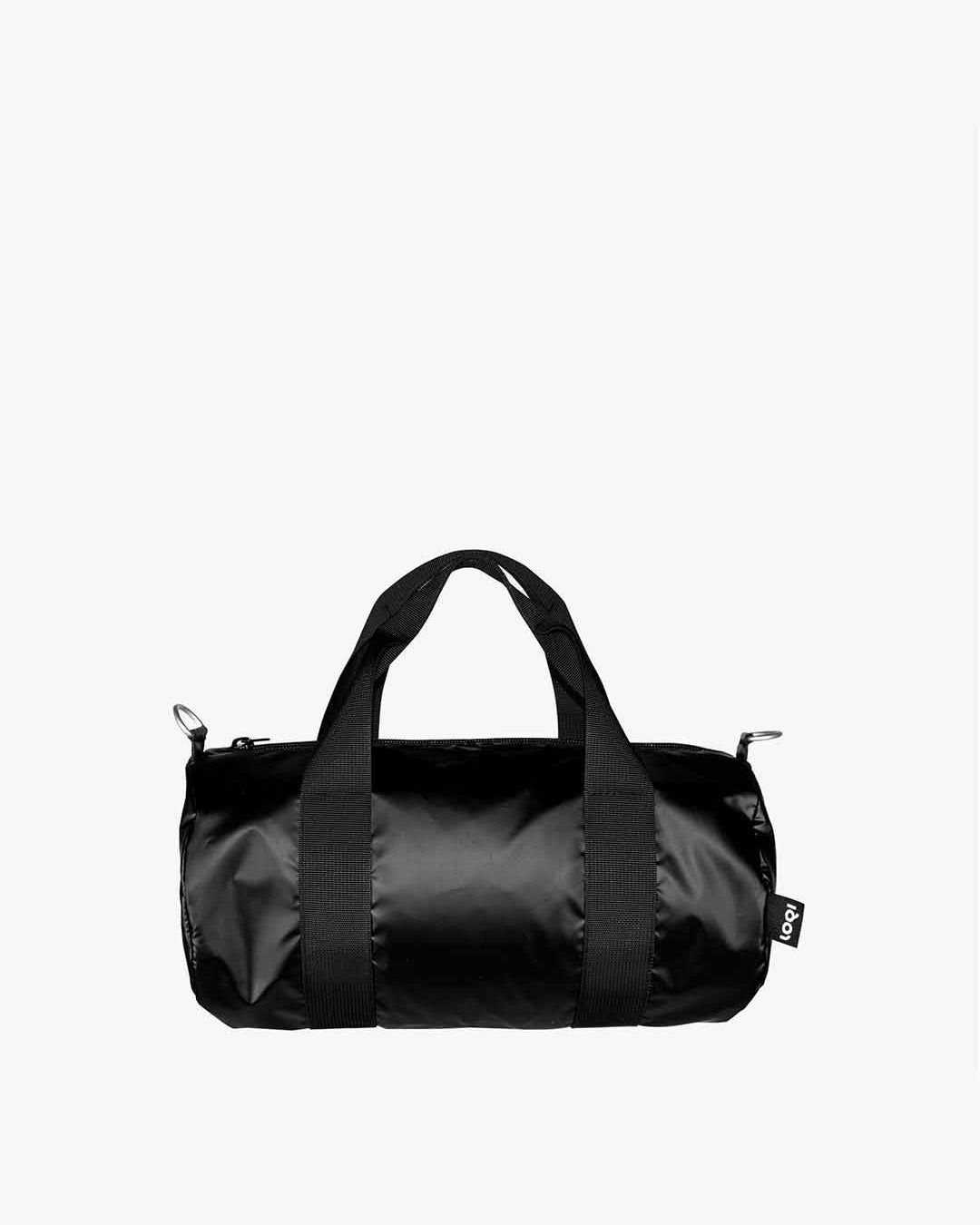 Metallic Matt Black Mini Weekender Bag | LOQI | Crossbody Bag