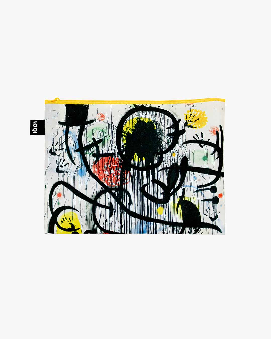 Joan Miró Set of 3 Recycled Zip Pockets | LOQI | Packing + Organising