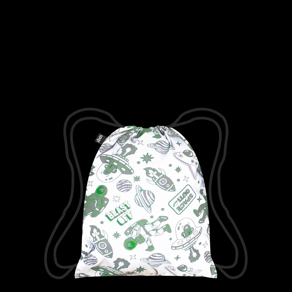 Space UFO Reflective Kids Backpack | LOQI | Backpack
