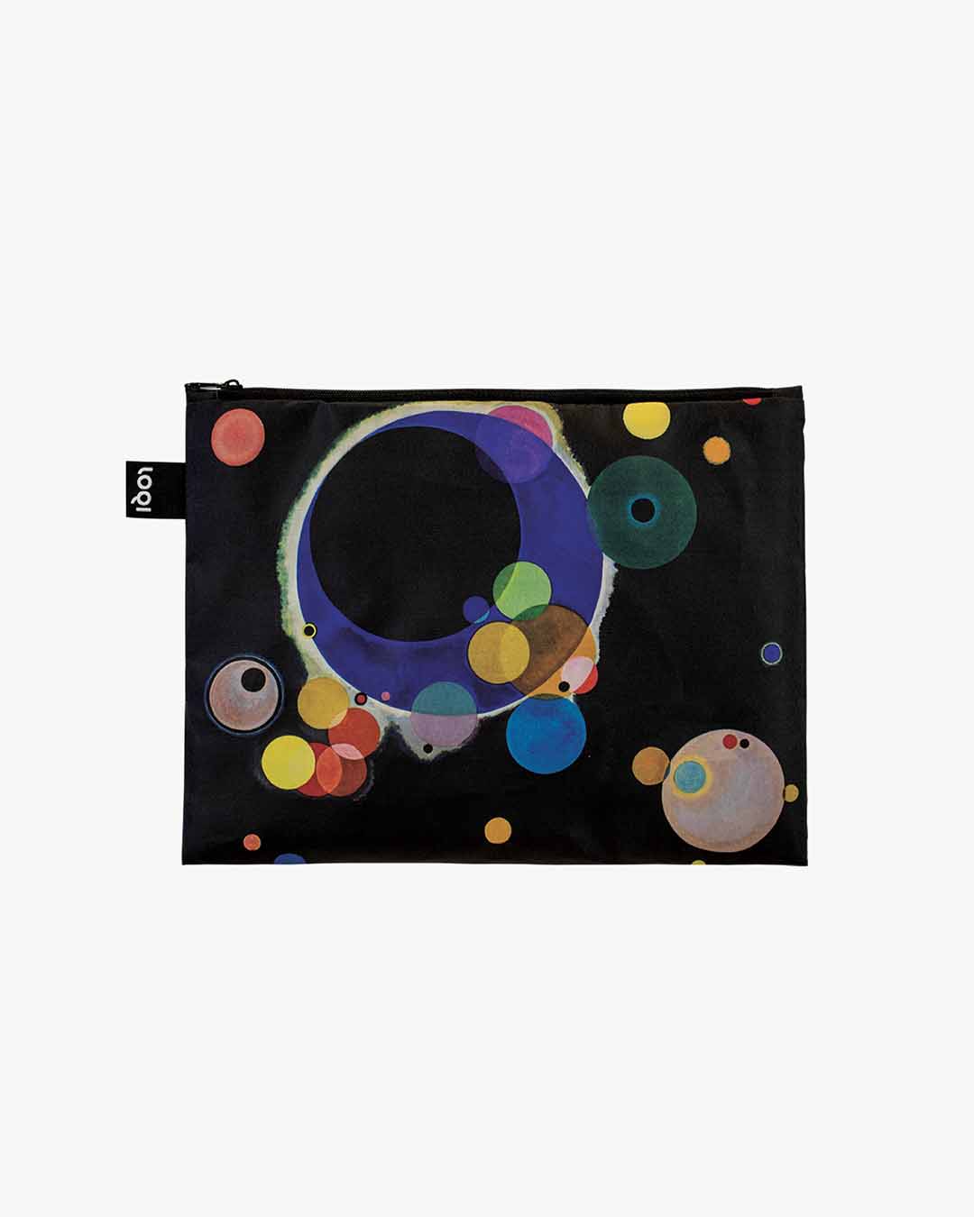 Mondrian, Kandinsky, Delaunay Set of 3 Recycled Zip Pockets | LOQI | Packing + Organising