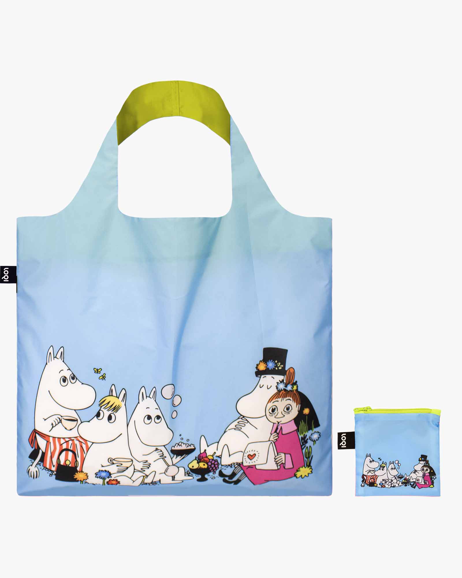 LOQI MOOMIN Family Recycled Bag | LOQI | Shopping Tote Bag