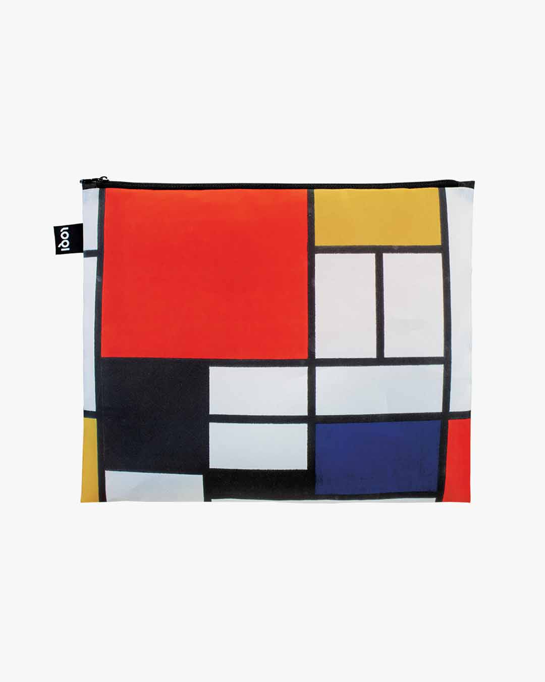 Mondrian, Kandinsky, Delaunay Set of 3 Recycled Zip Pockets | LOQI | Packing + Organising