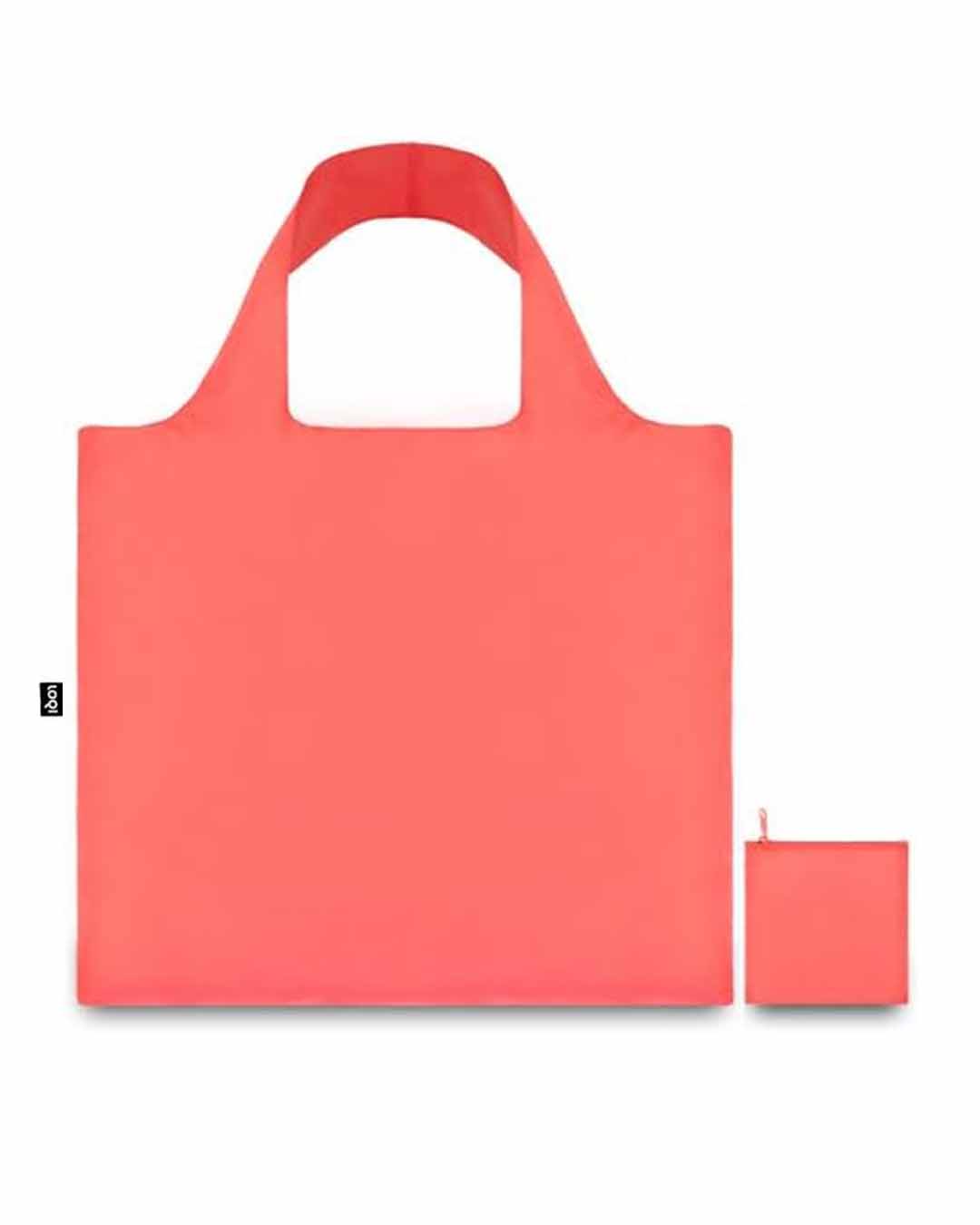 PURO Coral Reusable Bag | LOQI | Shopping Tote Bag