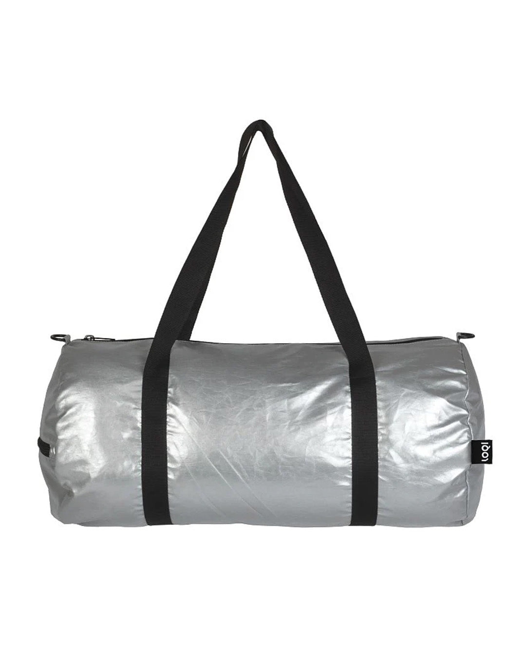 Matt Silver Reversible Weekender Holdall Bag LOQI